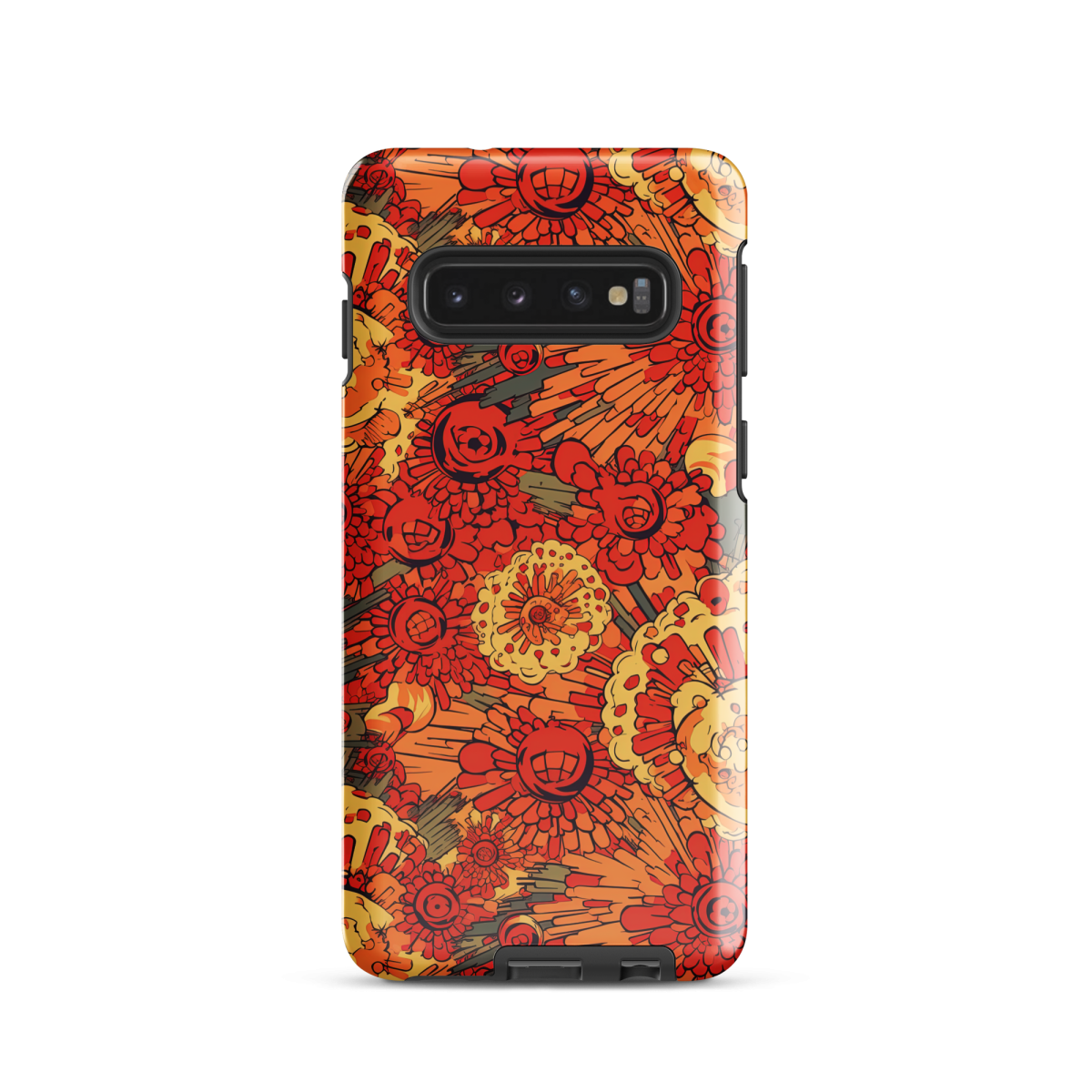 Fiery Fusion - Orange - Tough case for Samsung® - Image 2