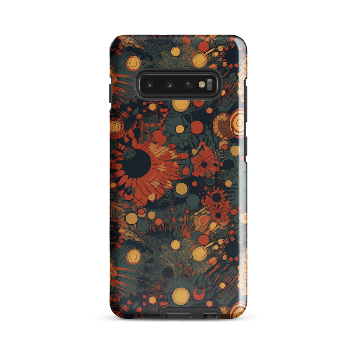 Trampled Flowers - Green/Blue - Tough case for Samsung®