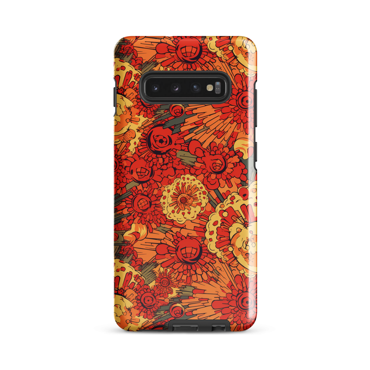 Fiery Fusion - Orange - Tough case for Samsung®