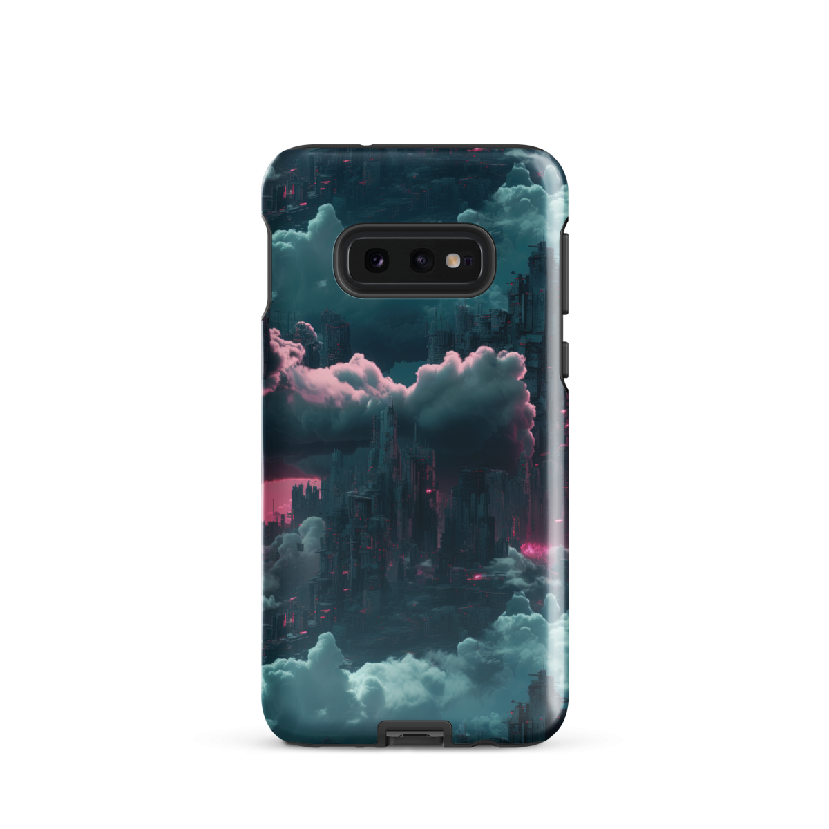 Cloudy Skyscraper - Blue/Magenta - Tough case for Samsung® - Image 3