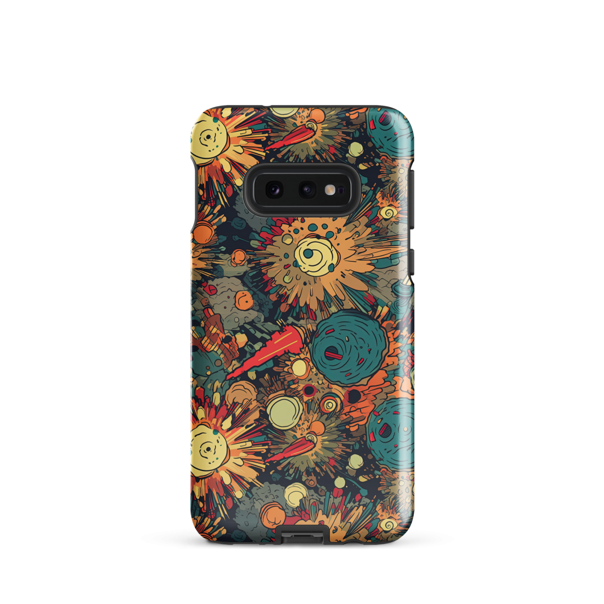 Flaming Fission - Blue/Yellow - Tough case for Samsung® - Image 3