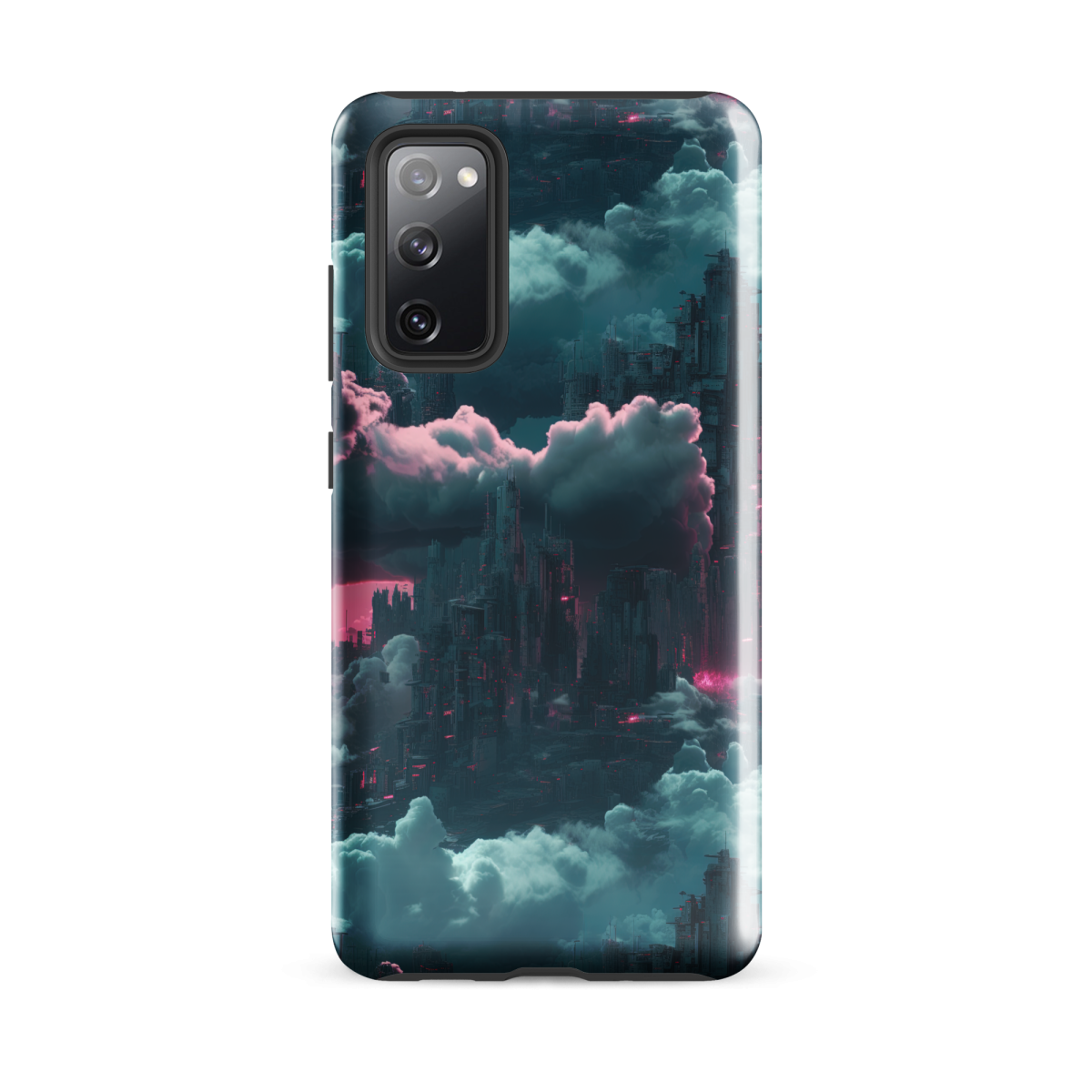 Cloudy Skyscraper - Blue/Magenta - Tough case for Samsung® - Image 5
