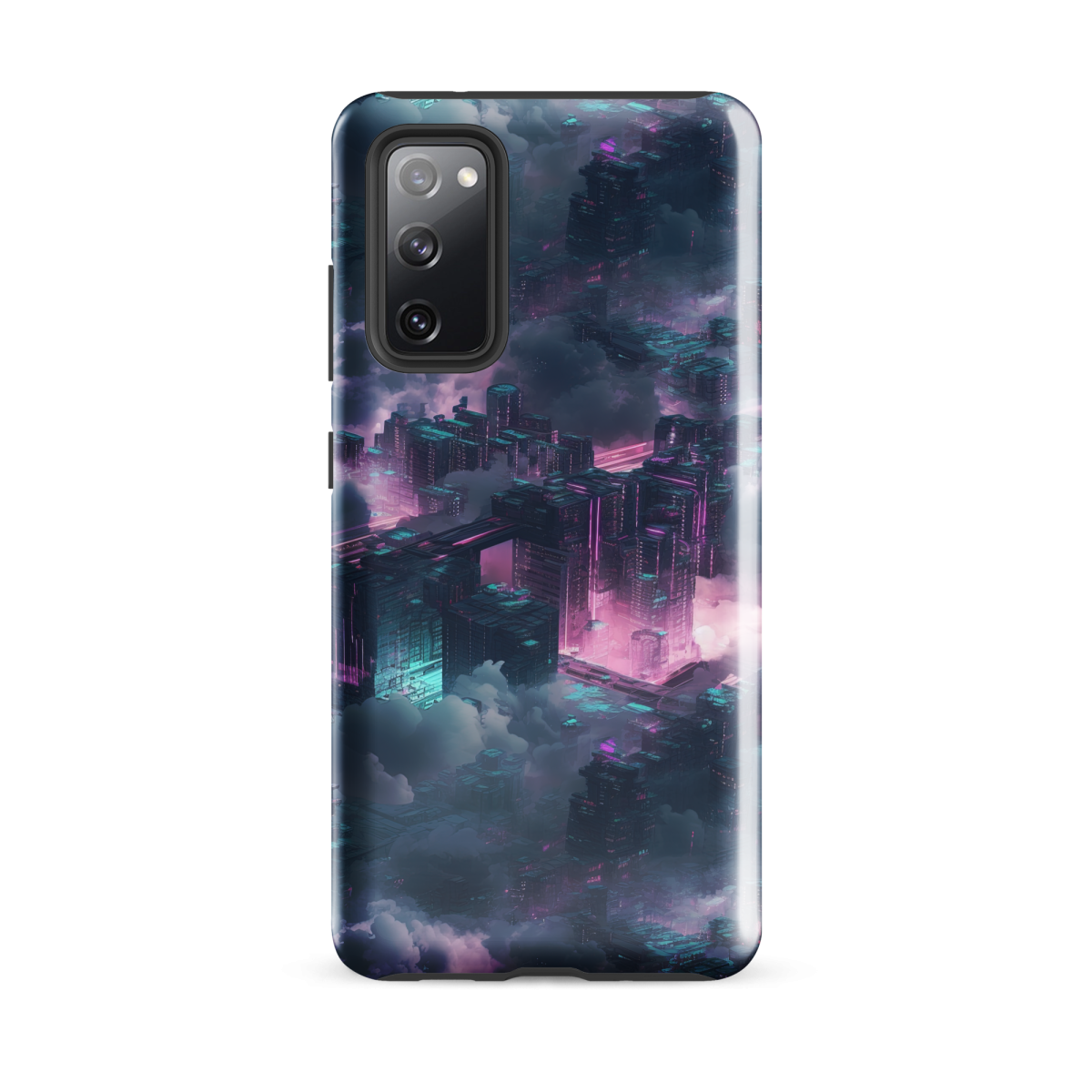 Cloudy City - Blue/Magenta - Tough case for Samsung® - Image 5
