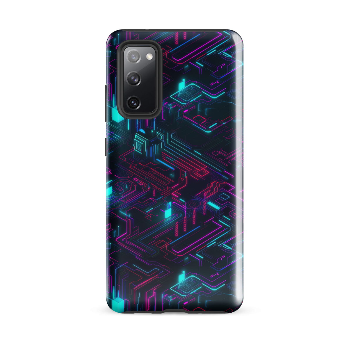 Cyberspace Circuits - Blue - Tough case for Samsung® - Image 5