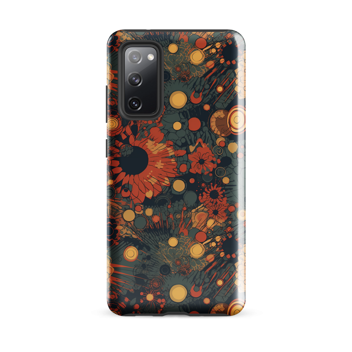 Trampled Flowers - Green/Blue - Tough case for Samsung® - Image 5