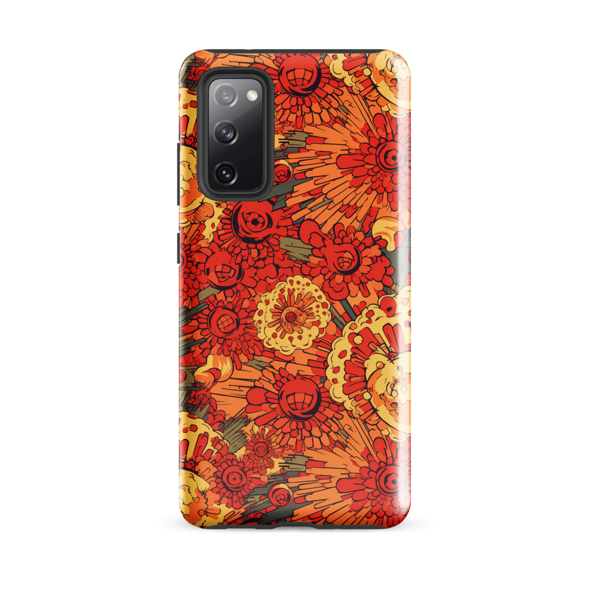 Fiery Fusion - Orange - Tough case for Samsung® - Image 5