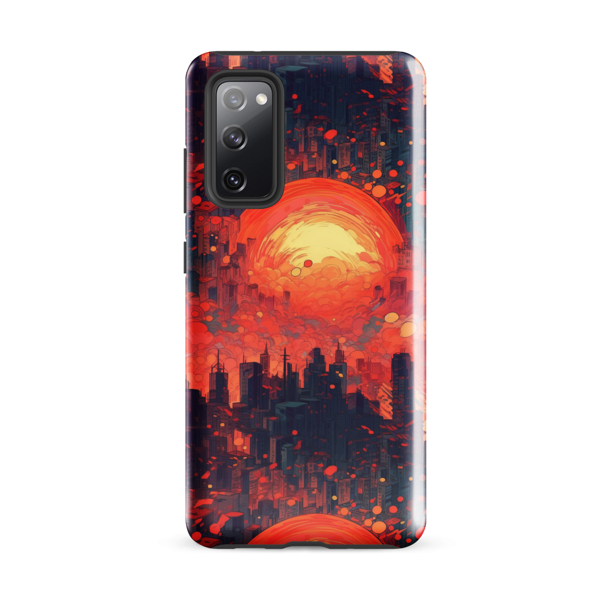 Fiery Dawn - Red/Black - Tough case for Samsung® - Image 5
