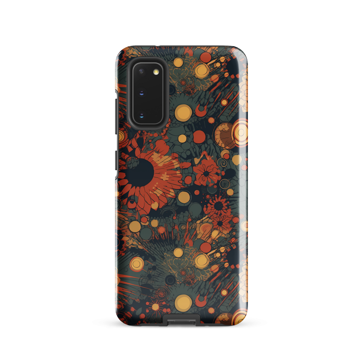 Trampled Flowers - Green/Blue - Tough case for Samsung® - Image 4