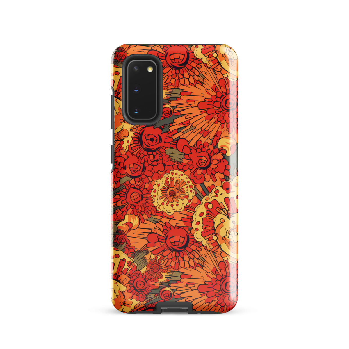 Fiery Fusion - Orange - Tough case for Samsung® - Image 4