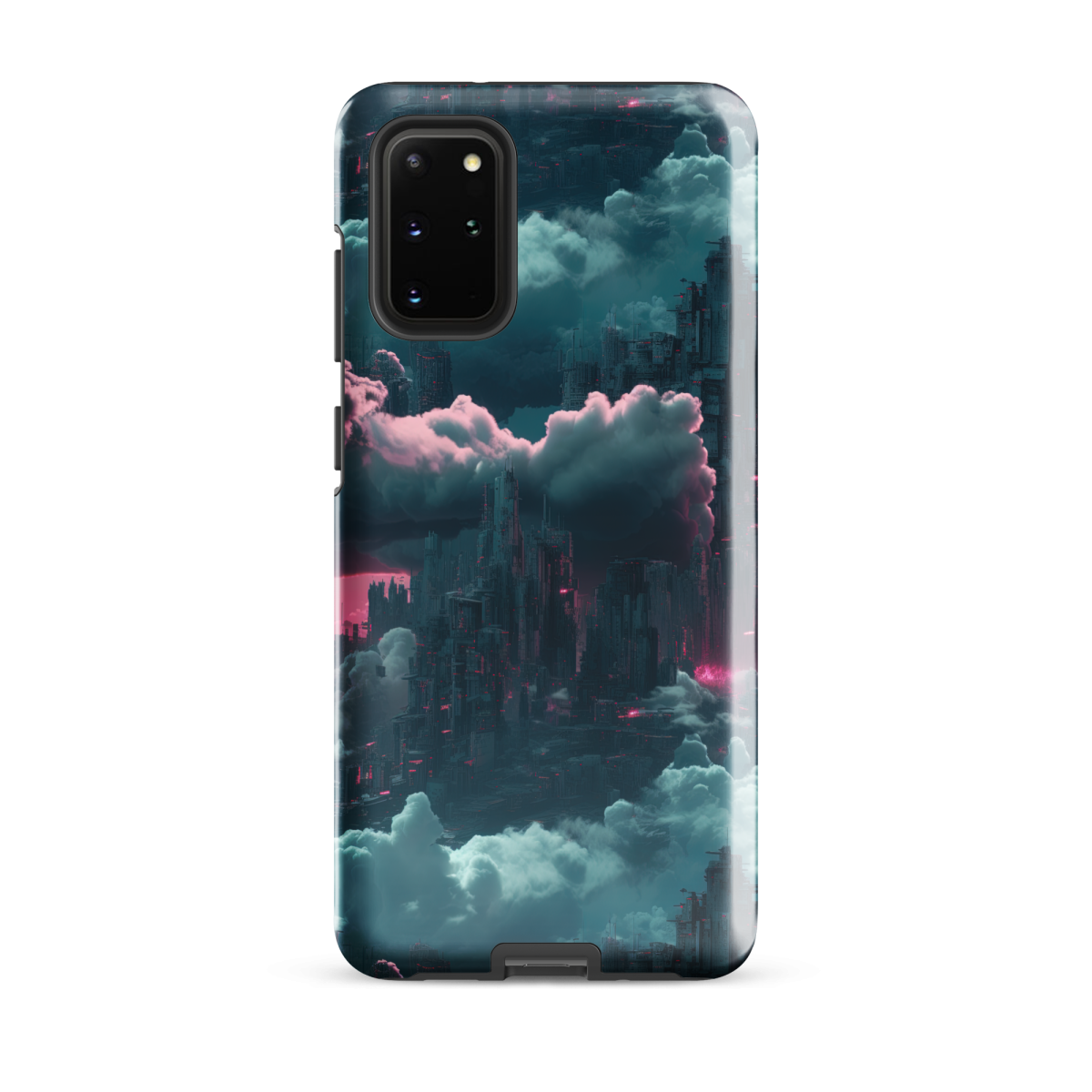 Cloudy Skyscraper - Blue/Magenta - Tough case for Samsung® - Image 6