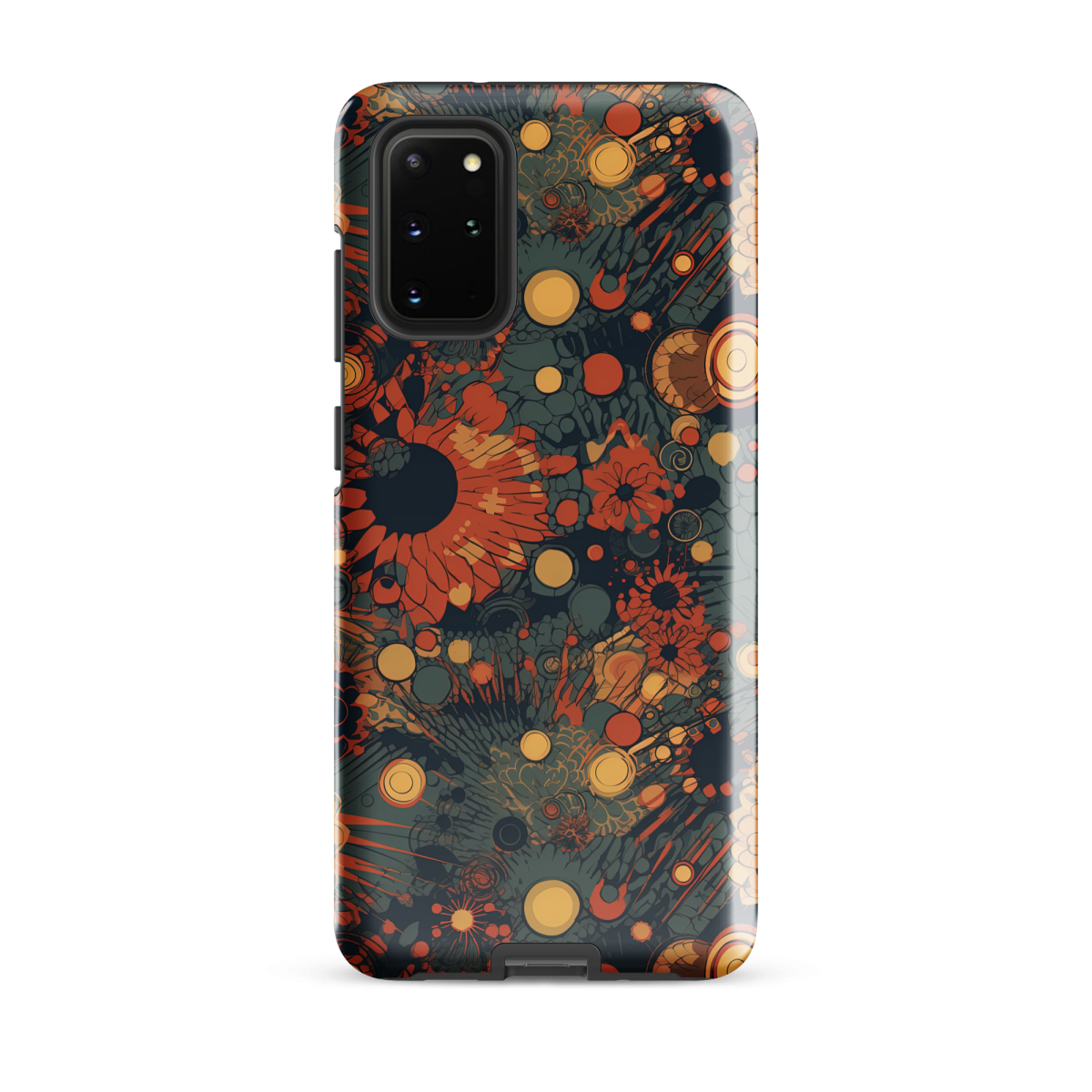 Trampled Flowers - Green/Blue - Tough case for Samsung® - Image 6