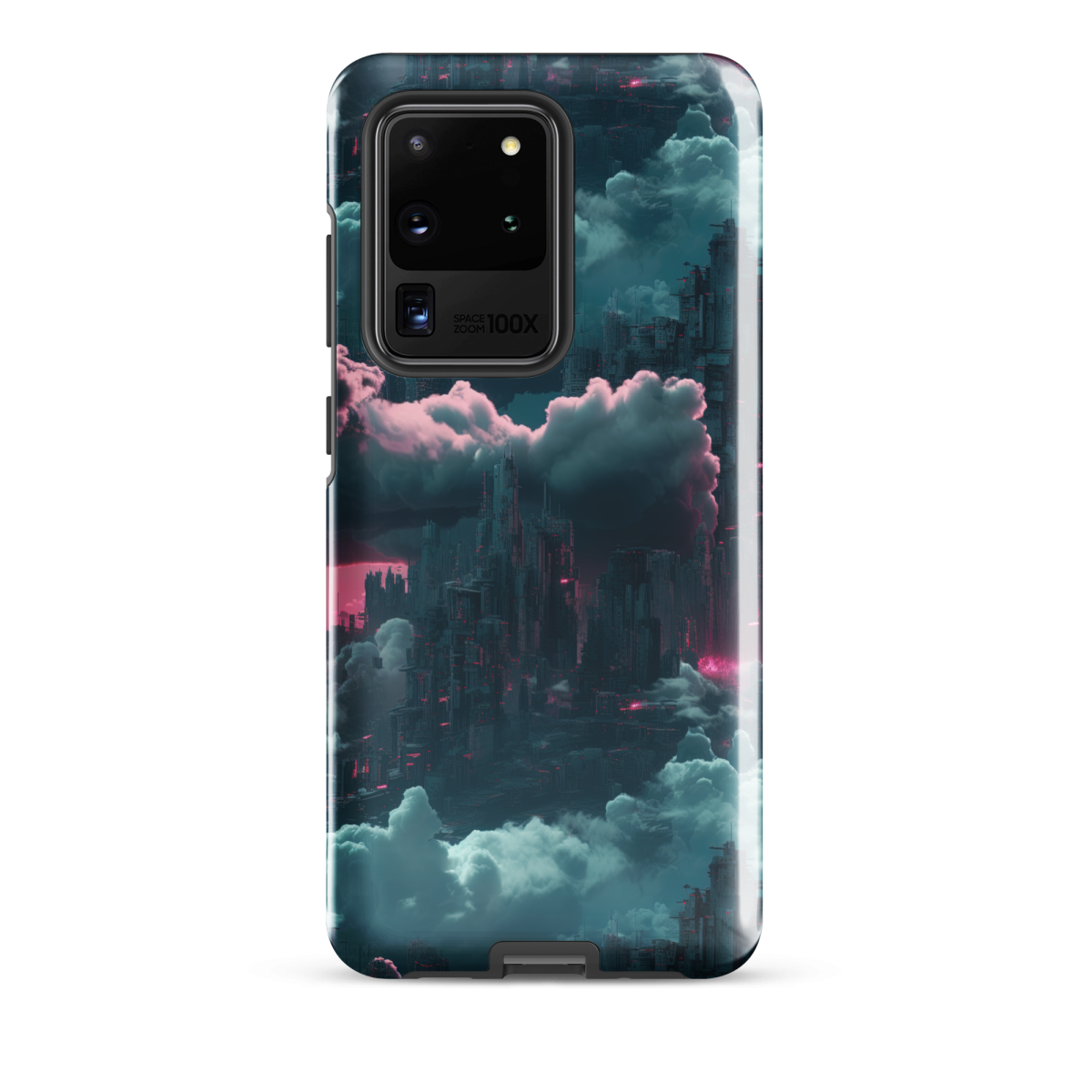 Cloudy Skyscraper - Blue/Magenta - Tough case for Samsung® - Image 7