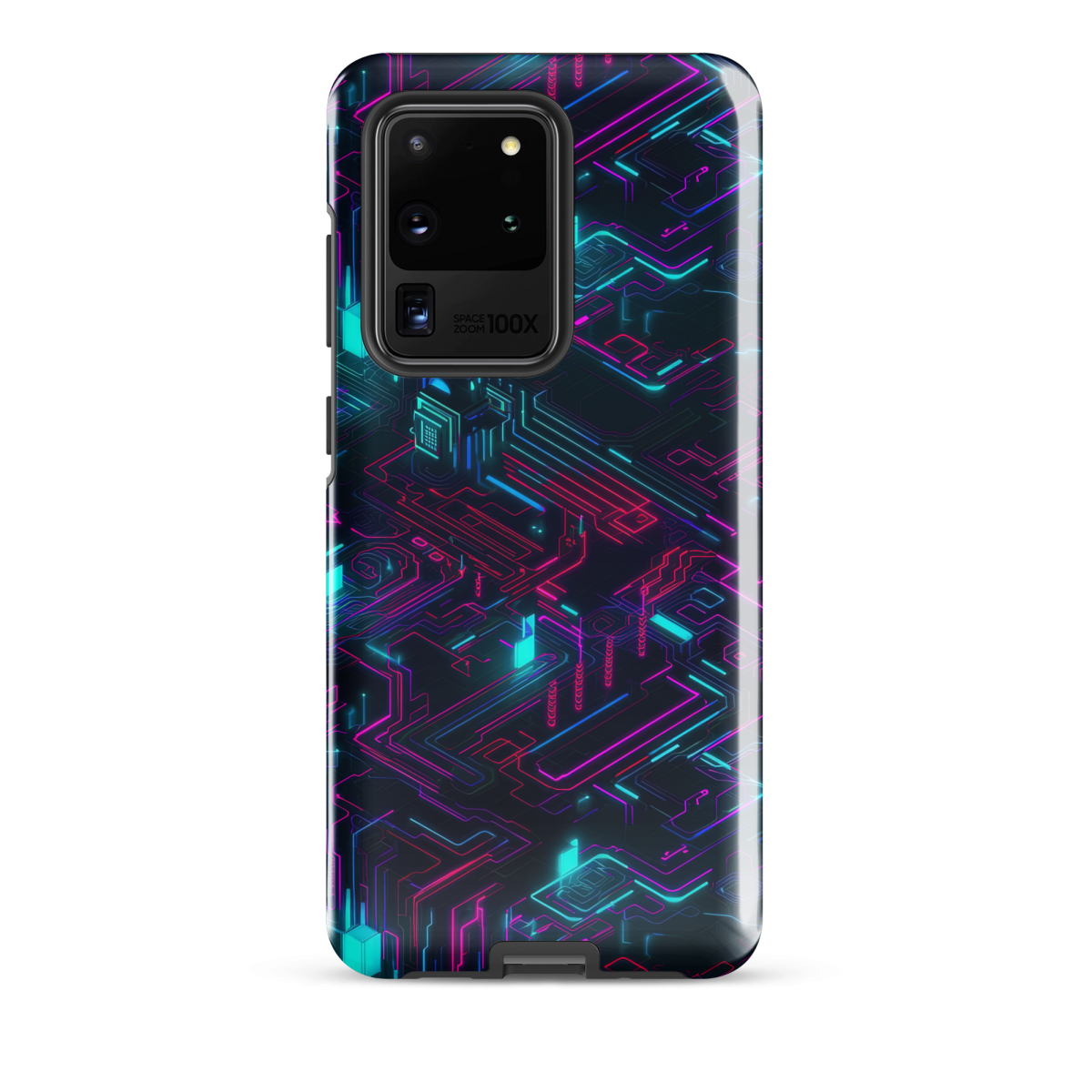 Cyberspace Circuits - Blue - Tough case for Samsung® - Image 7