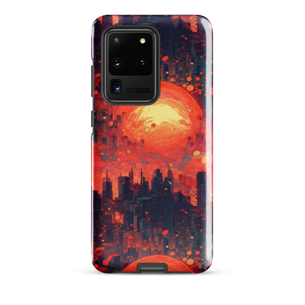 Fiery Dawn - Red/Black - Tough case for Samsung® - Image 7