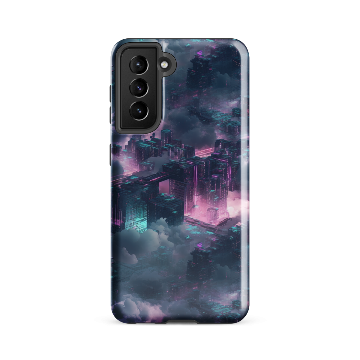 Cloudy City - Blue/Magenta - Tough case for Samsung® - Image 9