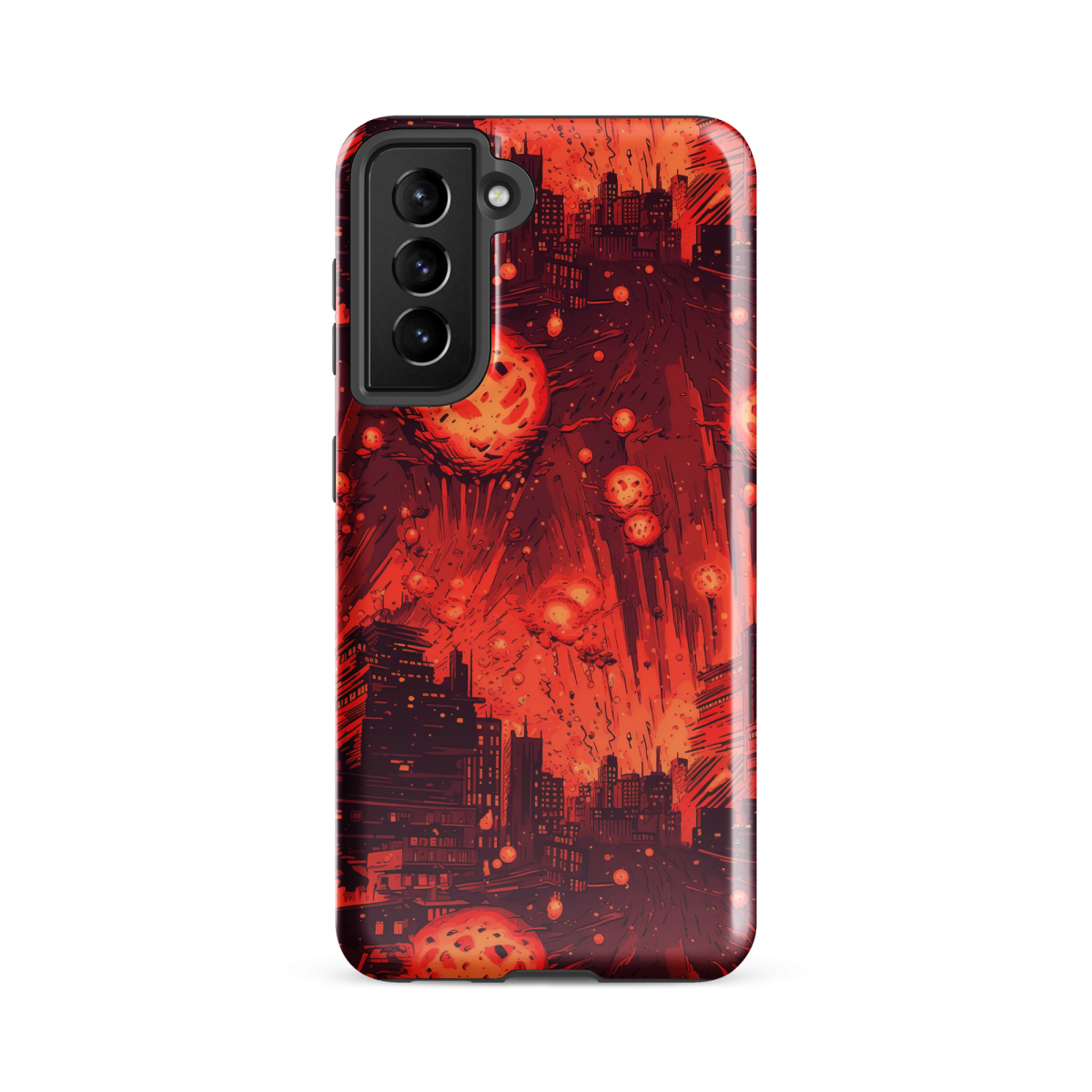 Meteor Strike - Red - Tough case for Samsung® - Image 9