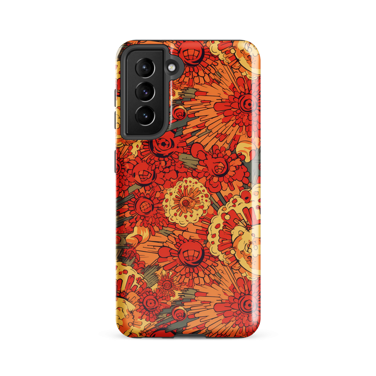 Fiery Fusion - Orange - Tough case for Samsung® - Image 9