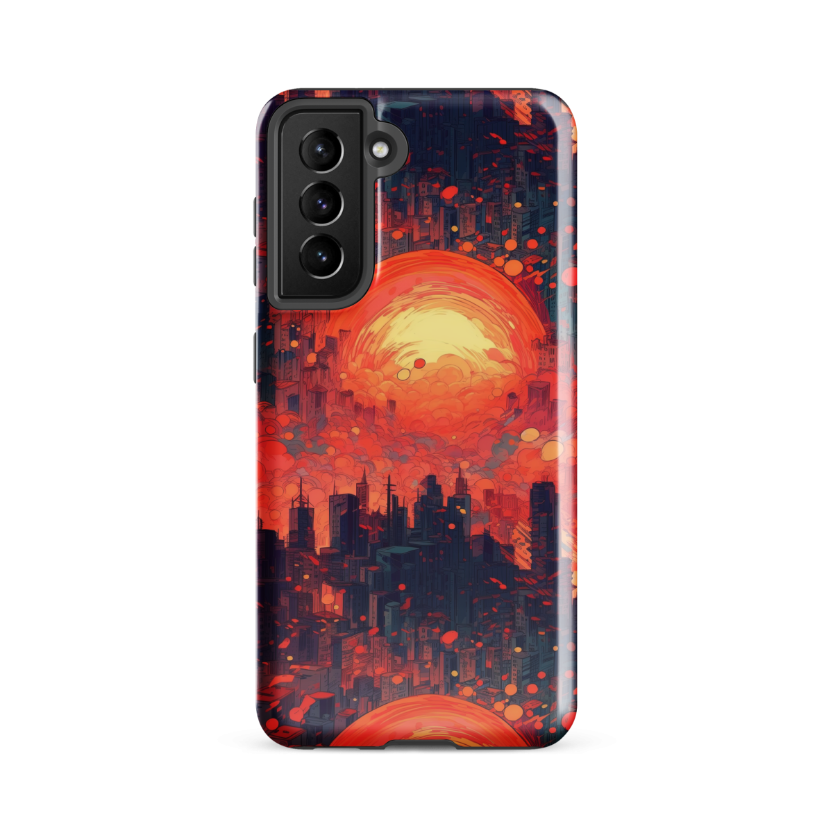 Fiery Dawn - Red/Black - Tough case for Samsung® - Image 9