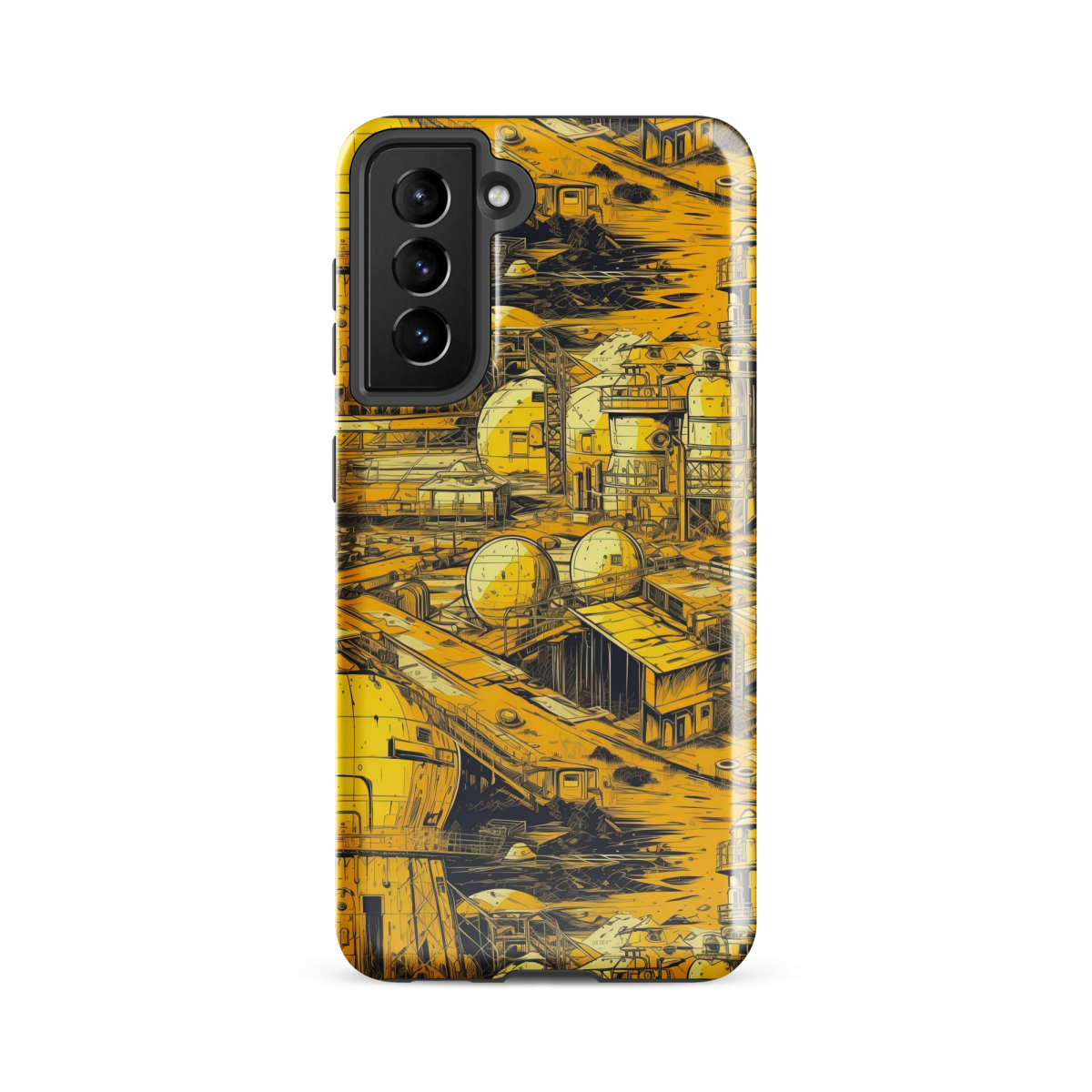 Moon Base - Yellow - Tough case for Samsung® - Image 9