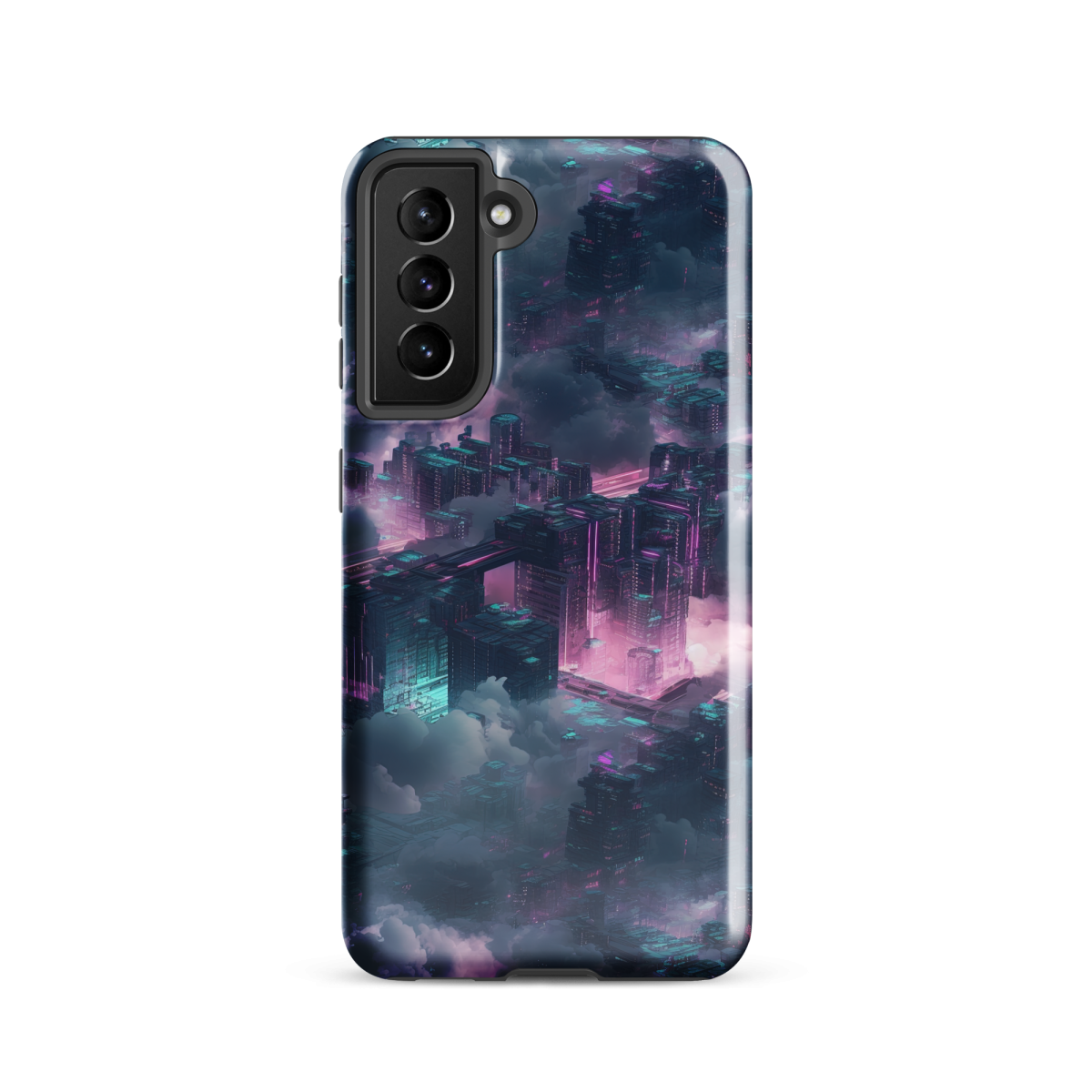 Cloudy City - Blue/Magenta - Tough case for Samsung® - Image 8