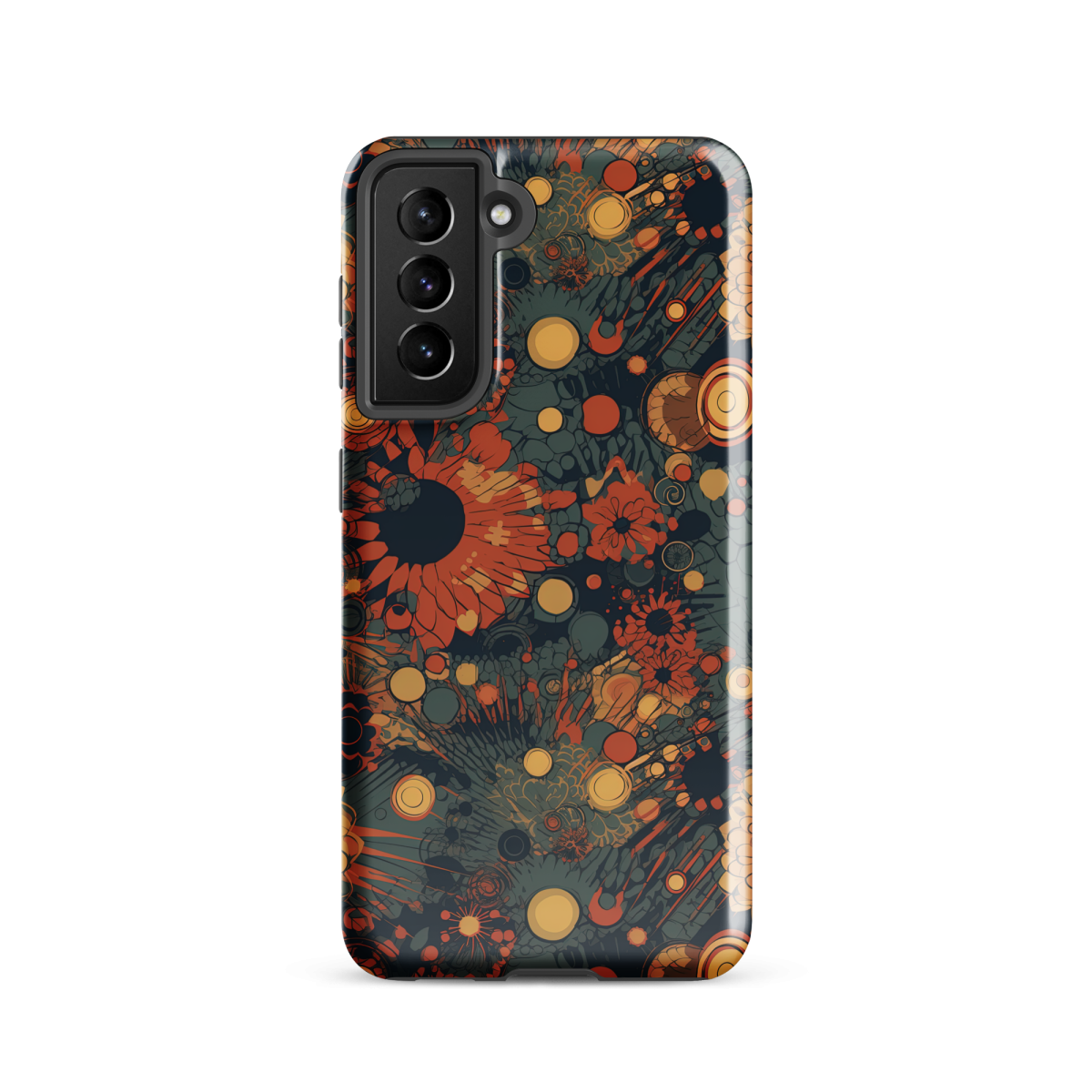Trampled Flowers - Green/Blue - Tough case for Samsung® - Image 8