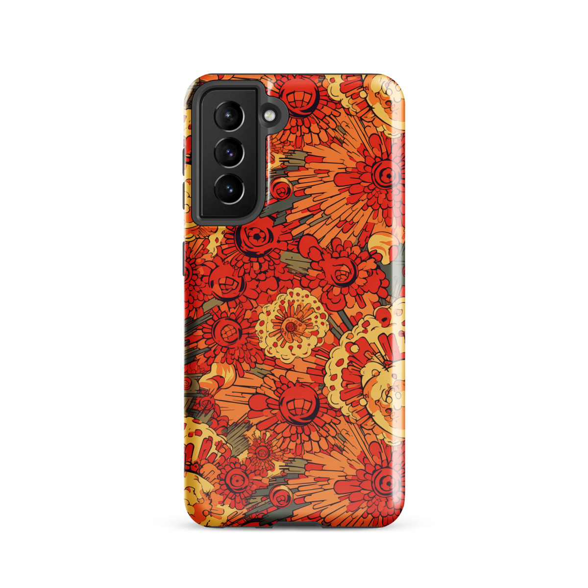 Fiery Fusion - Orange - Tough case for Samsung® - Image 8
