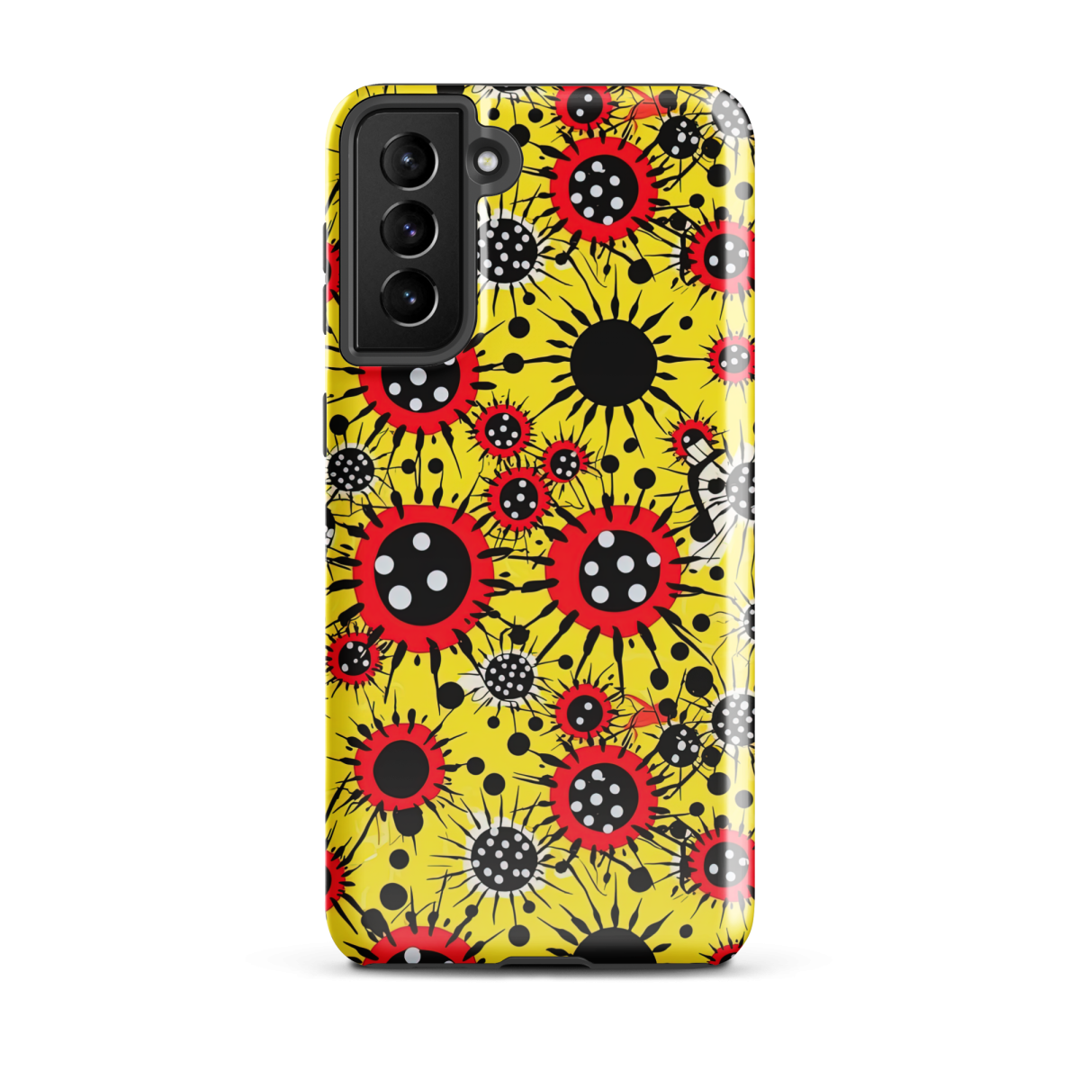 Virus Attack - Yellow/Red - Tough case for Samsung® - Image 10