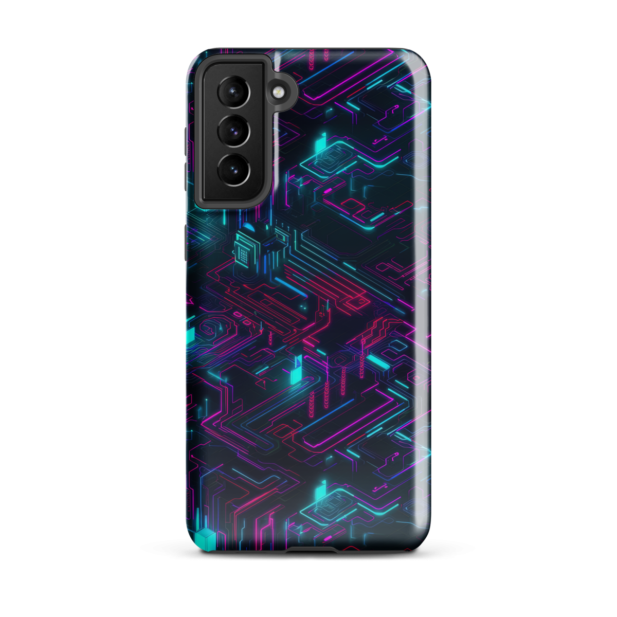Cyberspace Circuits - Blue - Tough case for Samsung® - Image 10