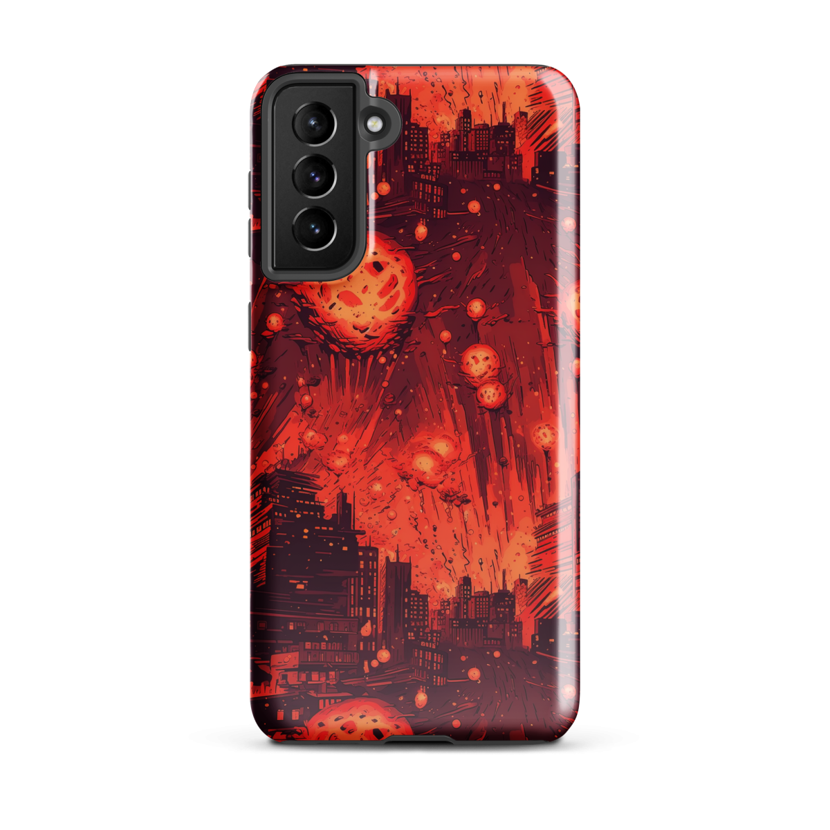 Meteor Strike - Red - Tough case for Samsung® - Image 10
