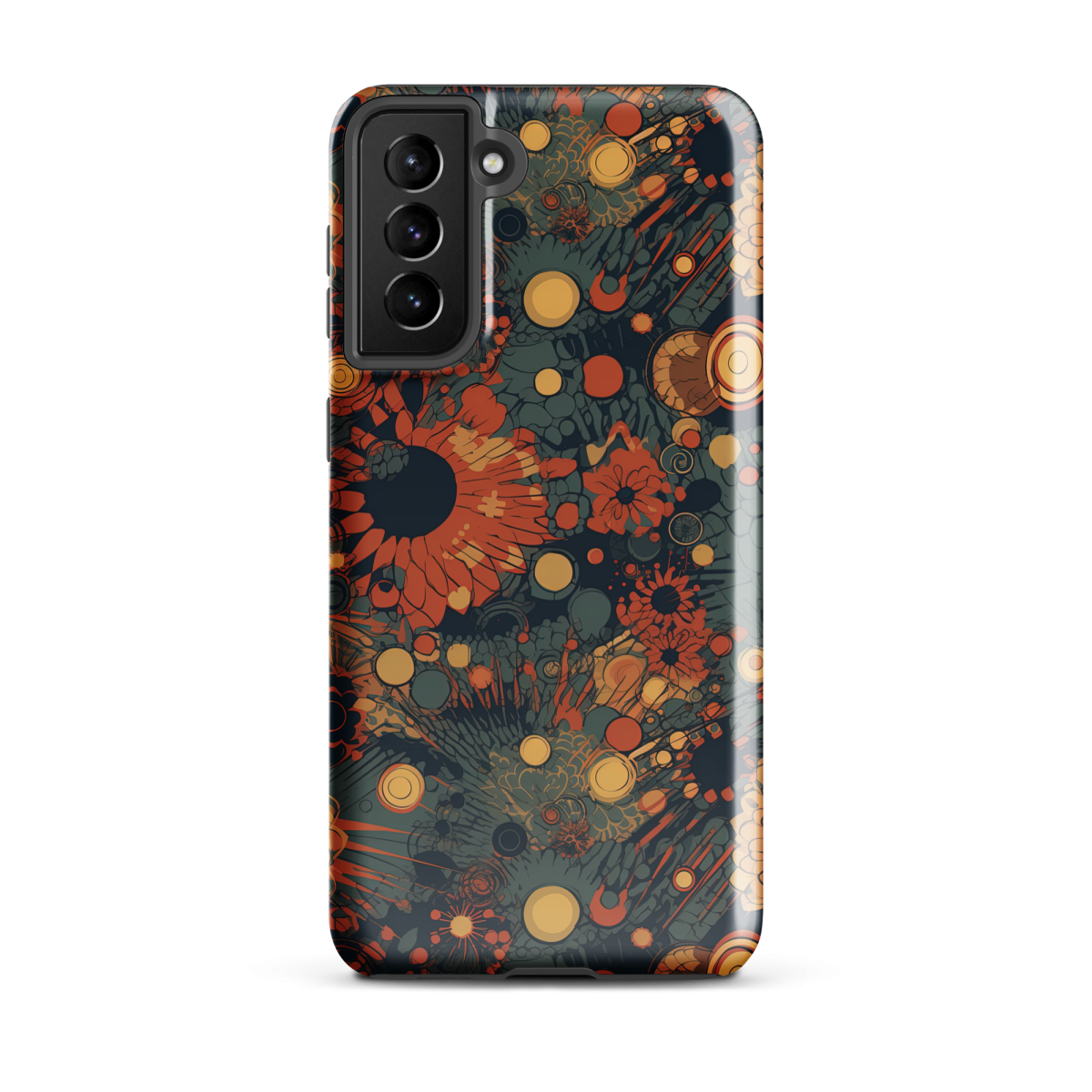 Trampled Flowers - Green/Blue - Tough case for Samsung® - Image 10