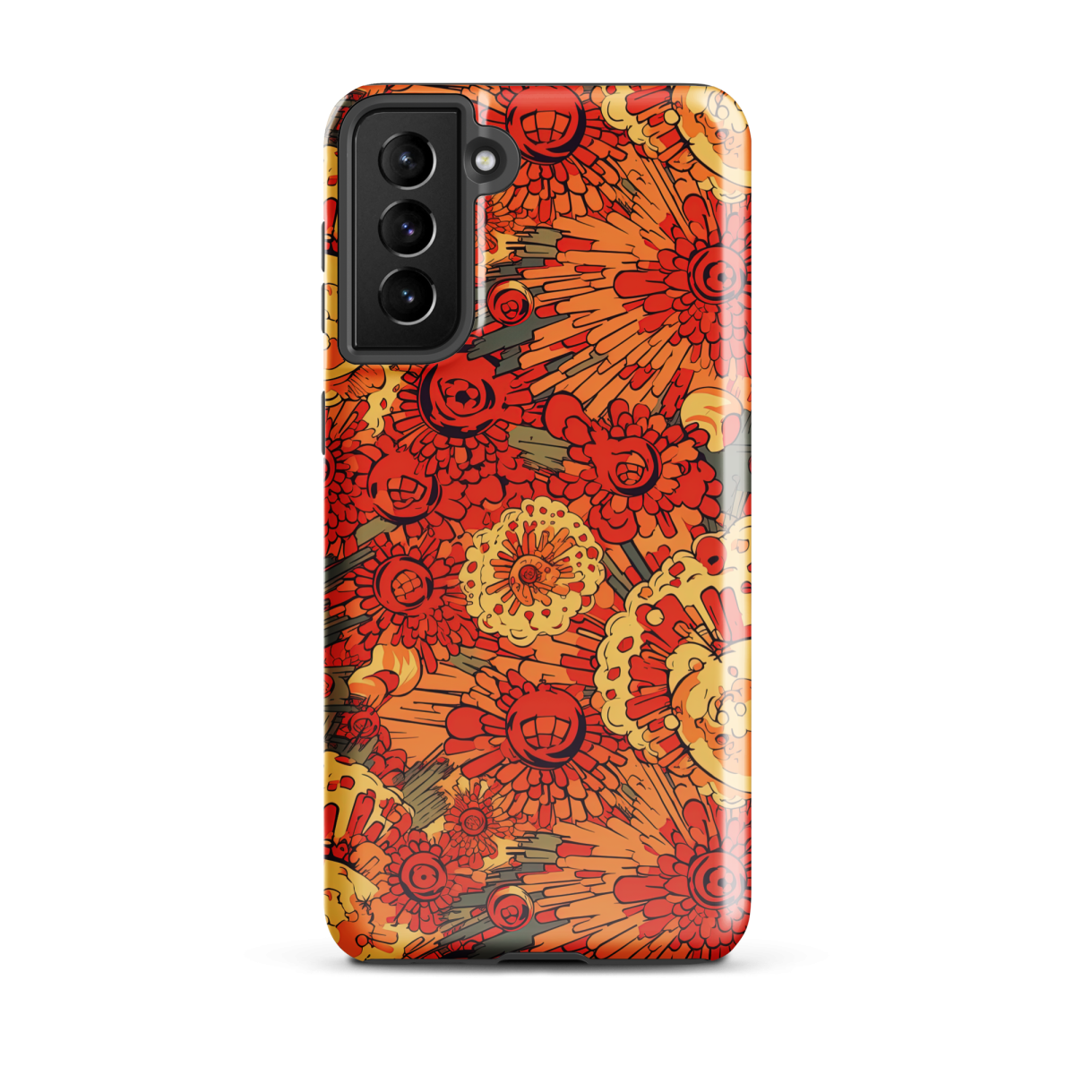 Fiery Fusion - Orange - Tough case for Samsung® - Image 10