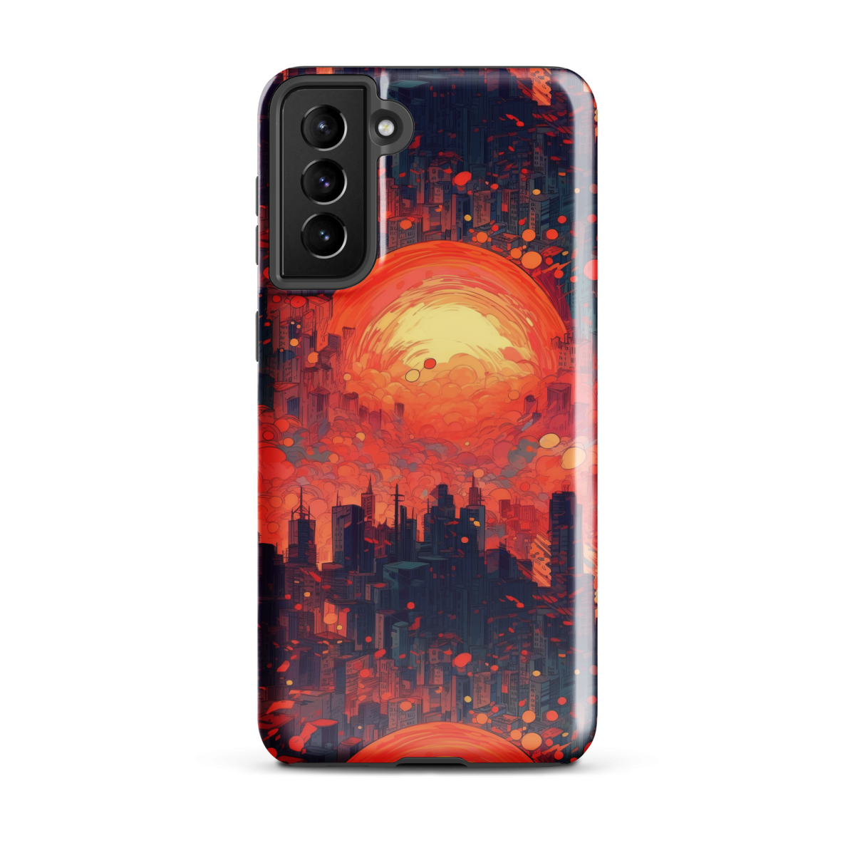 Fiery Dawn - Red/Black - Tough case for Samsung® - Image 10