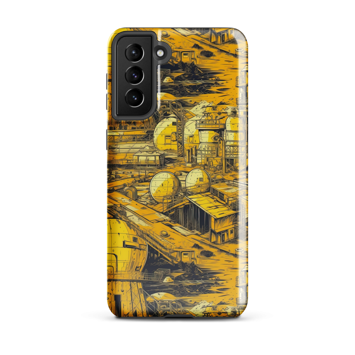 Moon Base - Yellow - Tough case for Samsung® - Image 10