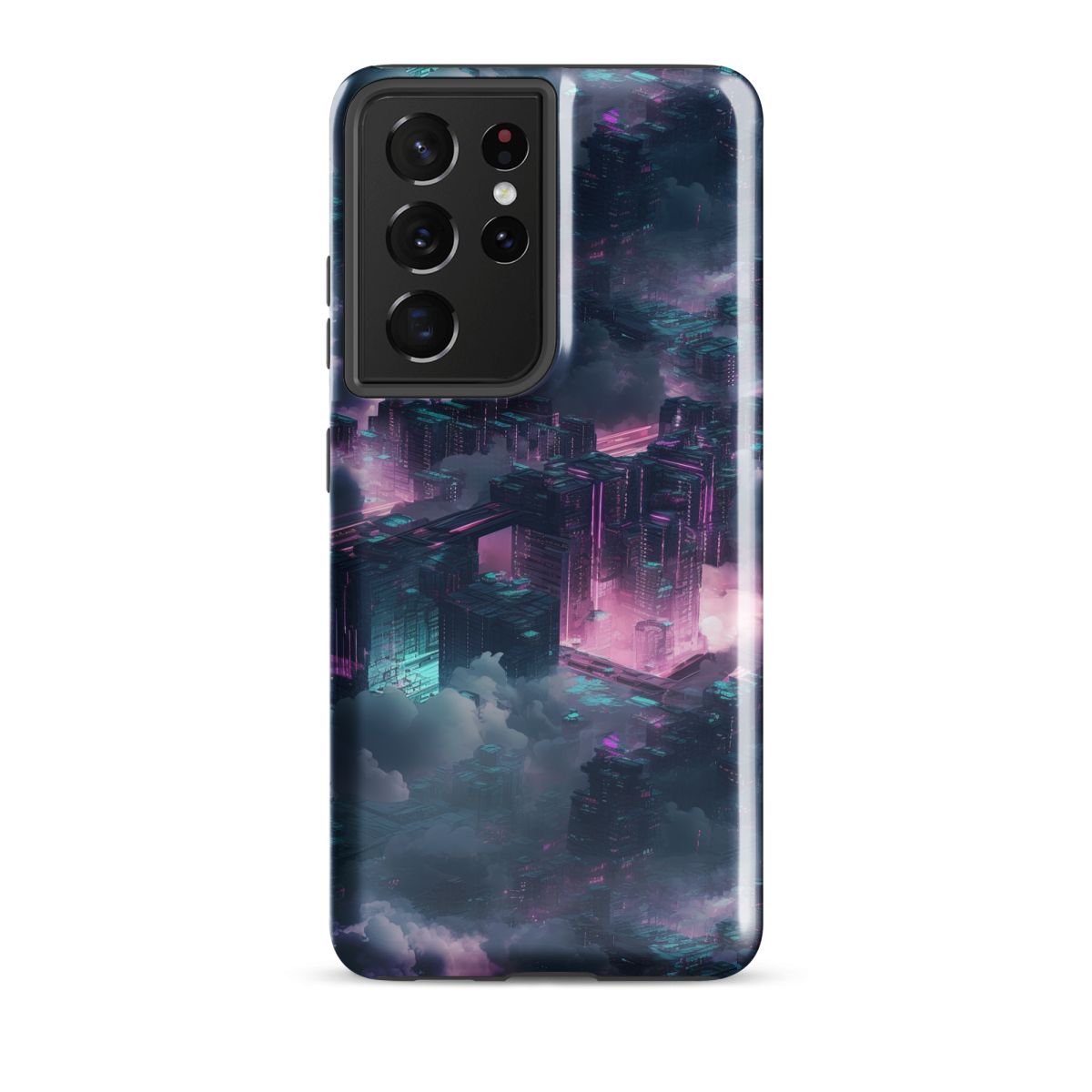 Cloudy City - Blue/Magenta - Tough case for Samsung® - Image 11