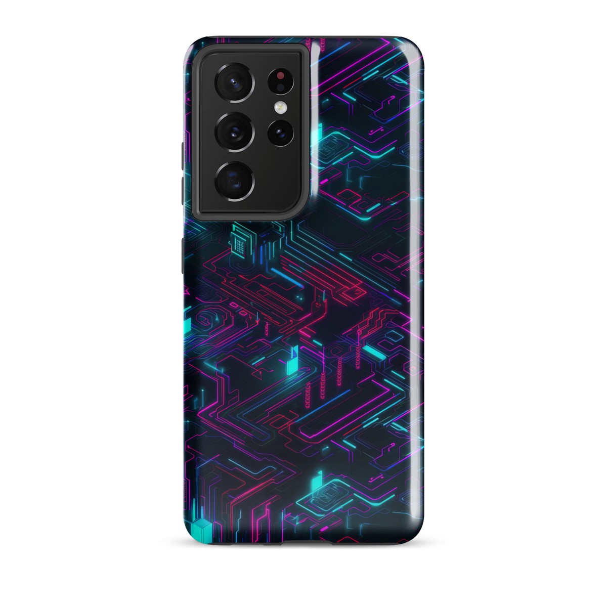 Cyberspace Circuits - Blue - Tough case for Samsung® - Image 11