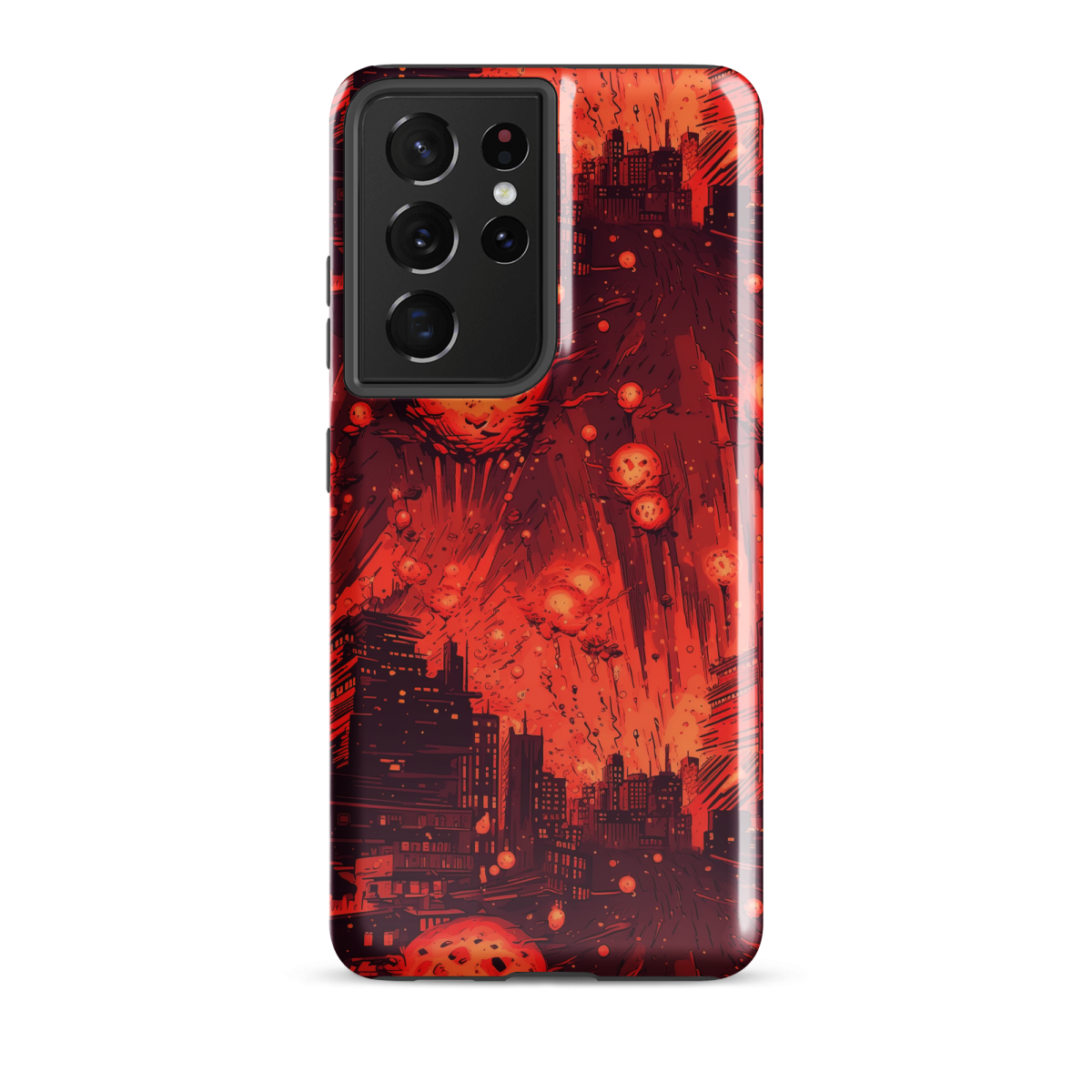 Meteor Strike - Red - Tough case for Samsung® - Image 11