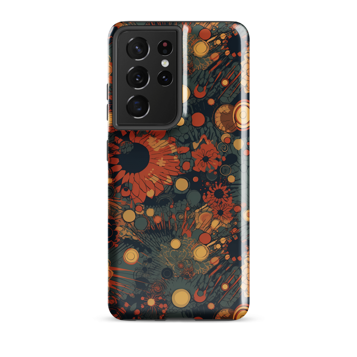Trampled Flowers - Green/Blue - Tough case for Samsung® - Image 11