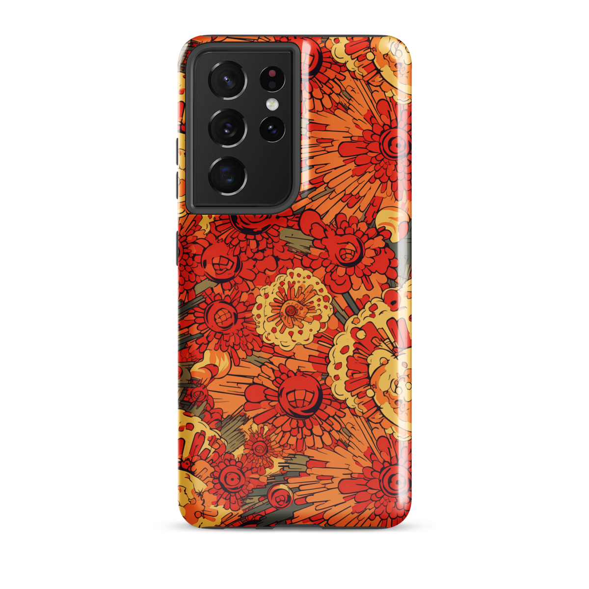 Fiery Fusion - Orange - Tough case for Samsung® - Image 11
