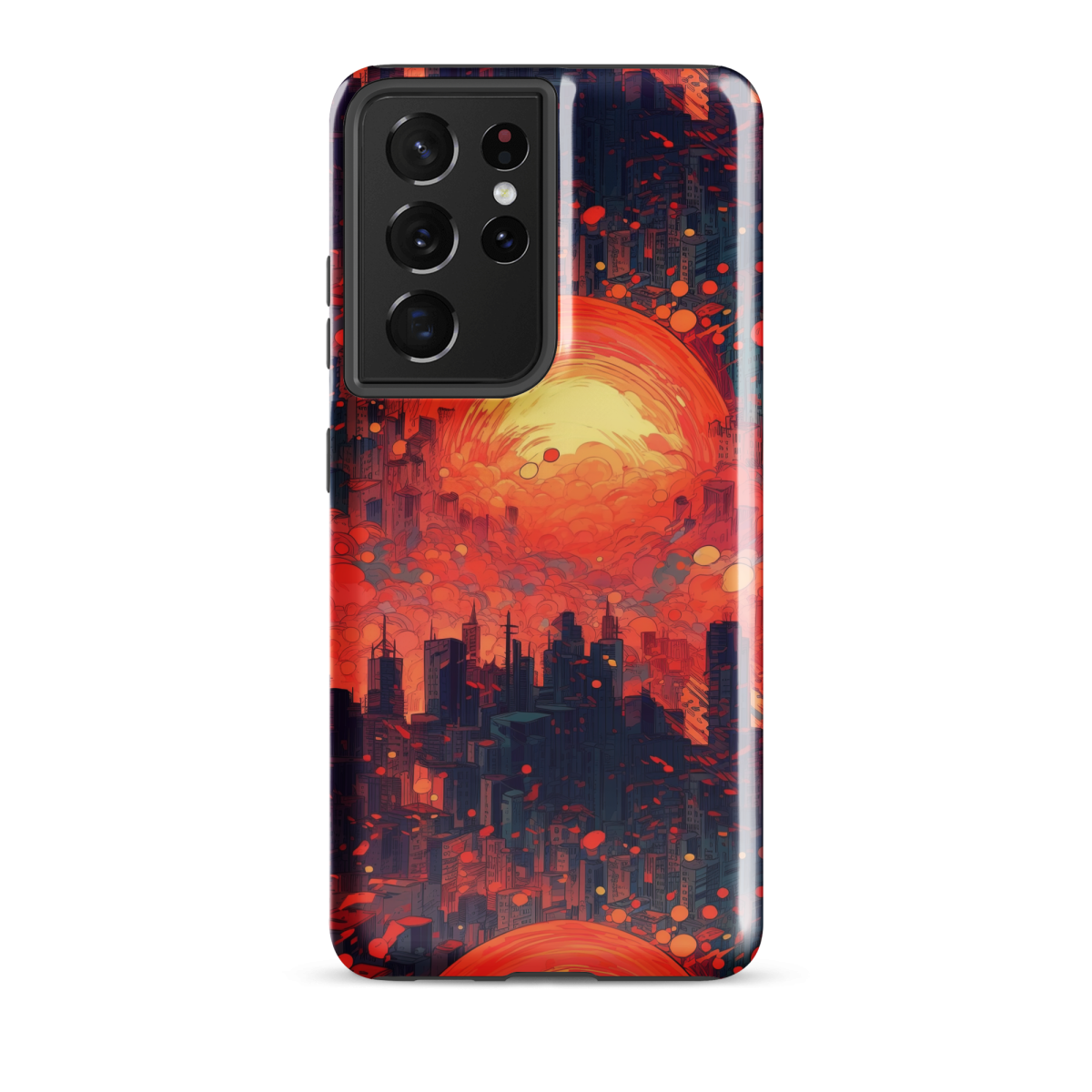 Fiery Dawn - Red/Black - Tough case for Samsung® - Image 11