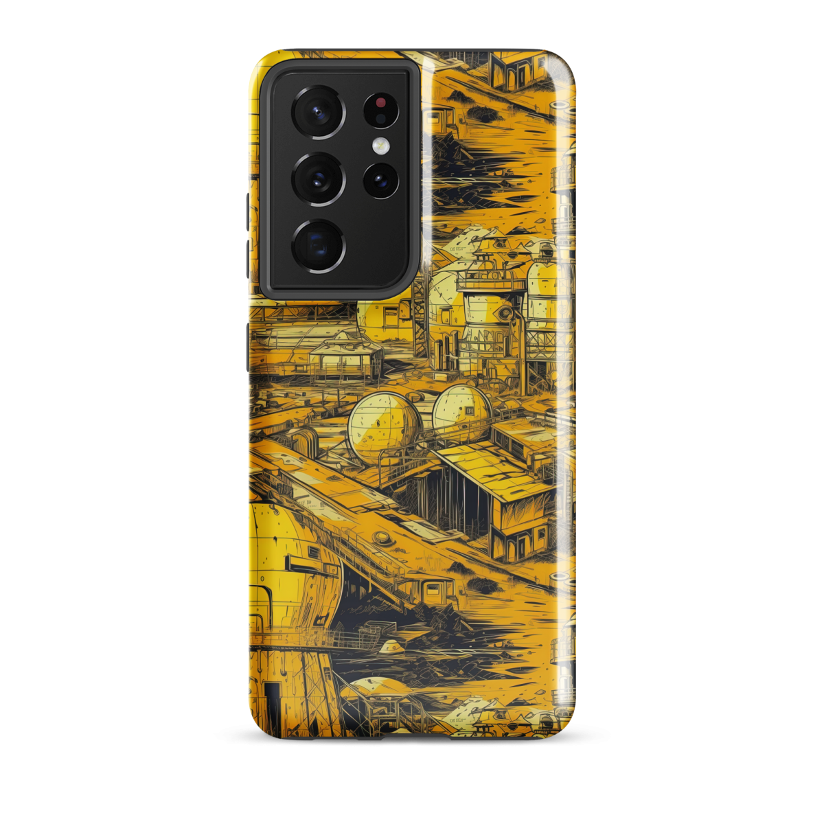 Moon Base - Yellow - Tough case for Samsung® - Image 11