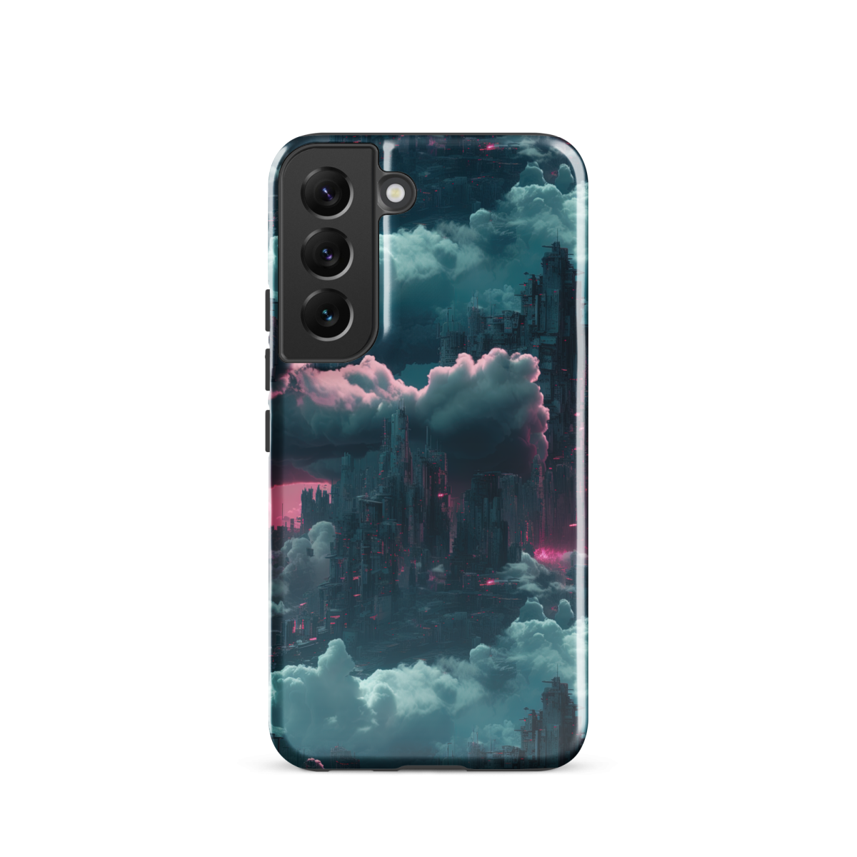 Cloudy Skyscraper - Blue/Magenta - Tough case for Samsung® - Image 12