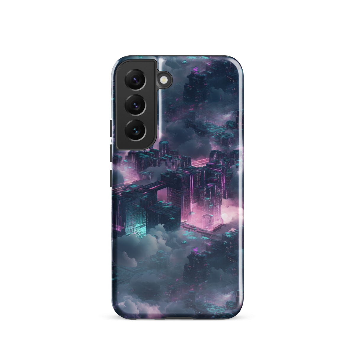 Cloudy City - Blue/Magenta - Tough case for Samsung® - Image 12