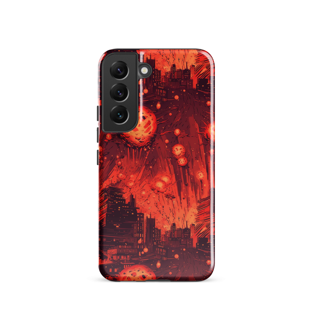 Meteor Strike - Red - Tough case for Samsung® - Image 12