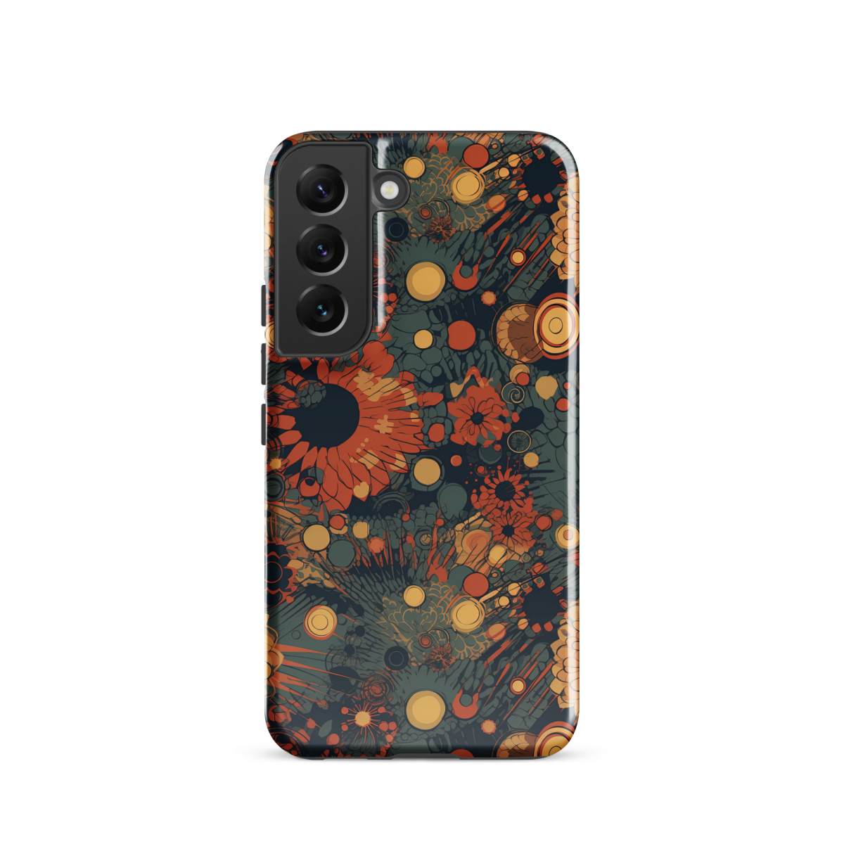 Trampled Flowers - Green/Blue - Tough case for Samsung® - Image 12