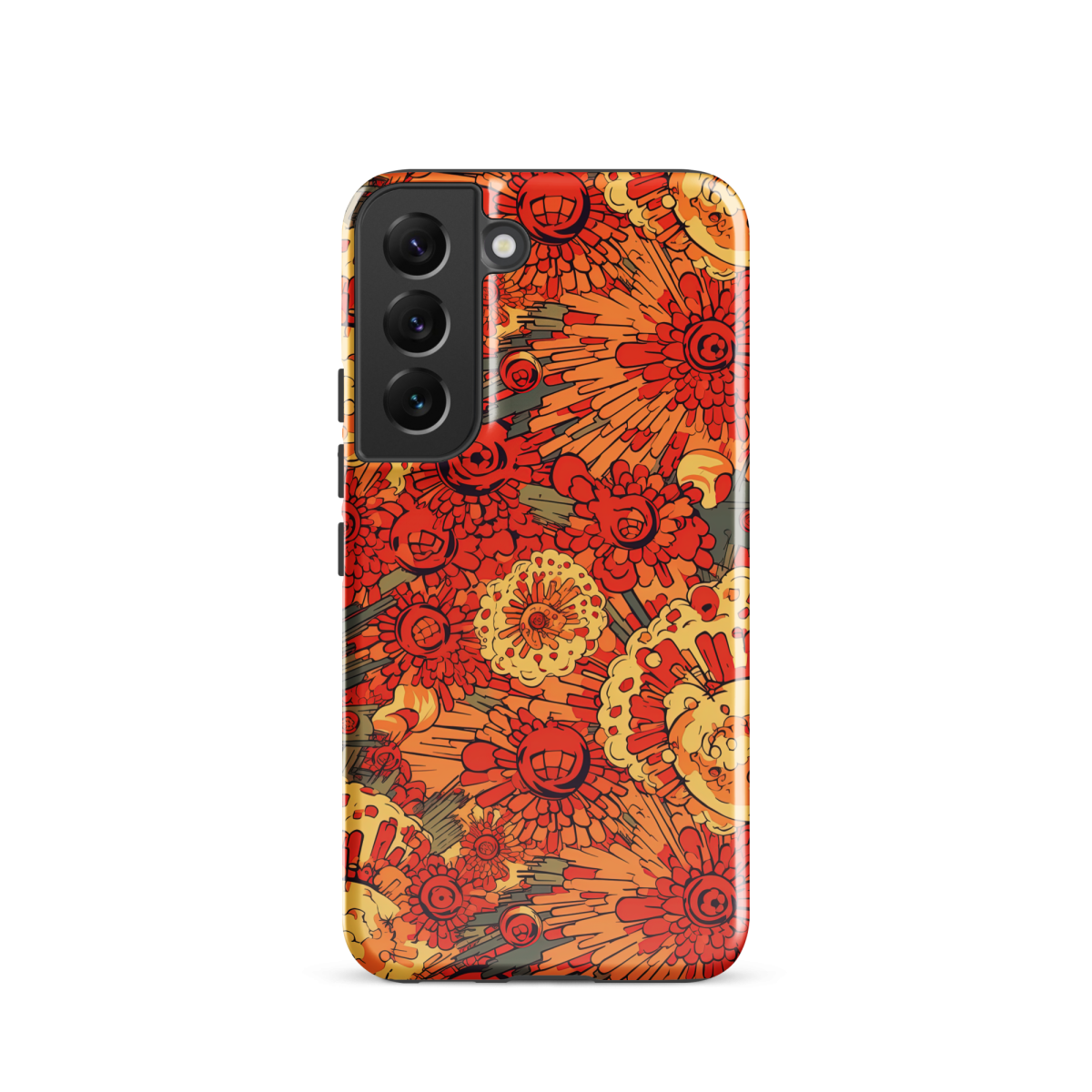 Fiery Fusion - Orange - Tough case for Samsung® - Image 12