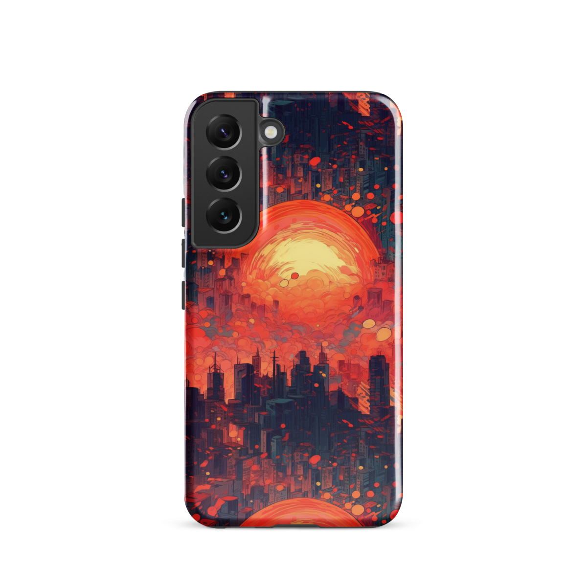 Fiery Dawn - Red/Black - Tough case for Samsung® - Image 12