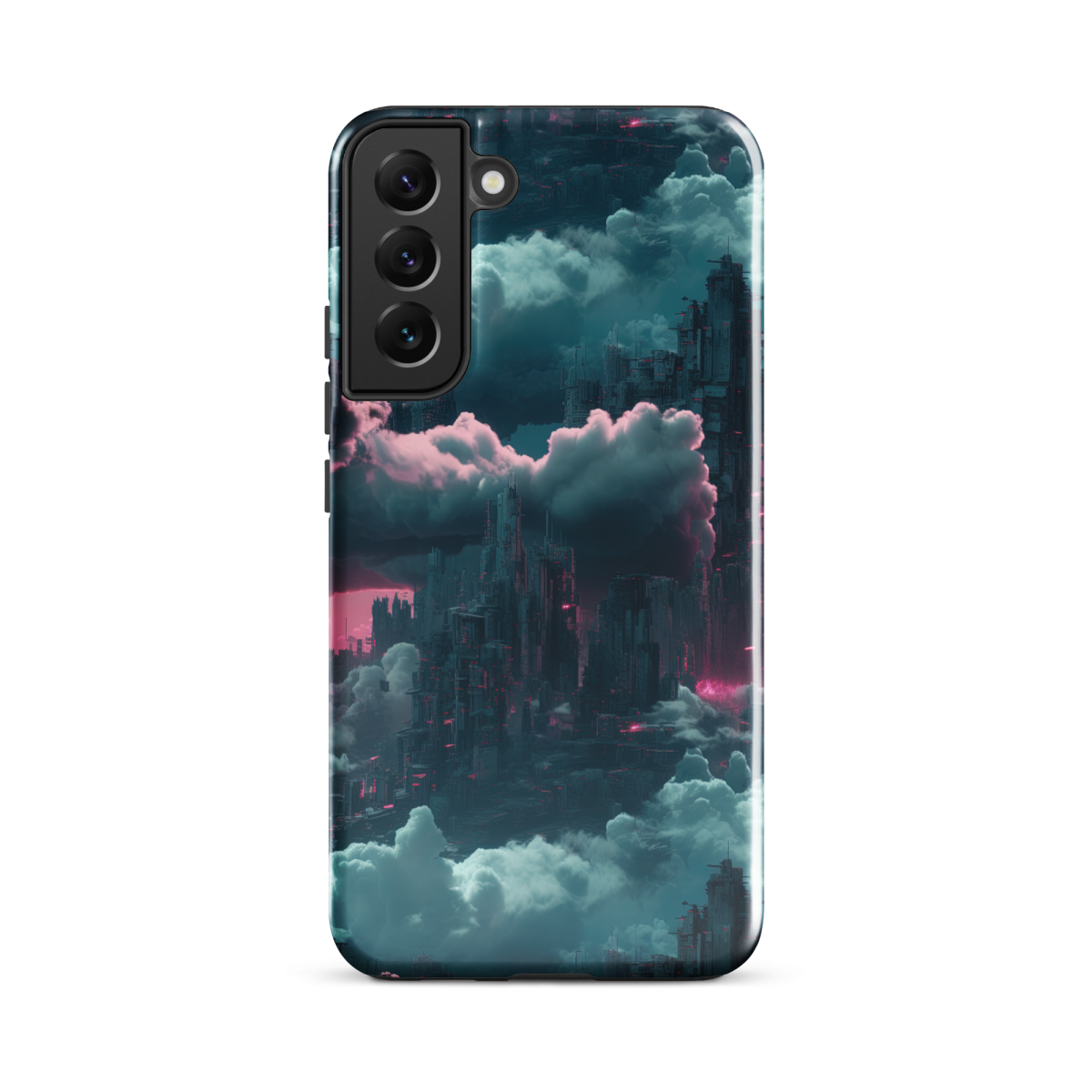 Cloudy Skyscraper - Blue/Magenta - Tough case for Samsung® - Image 13