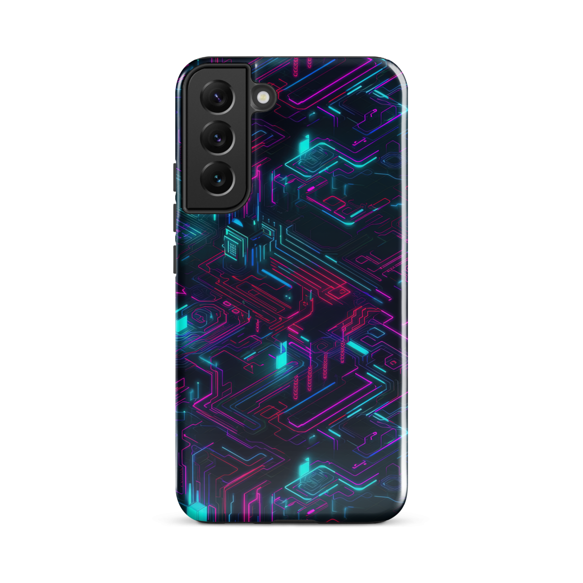 Cyberspace Circuits - Blue - Tough case for Samsung® - Image 13