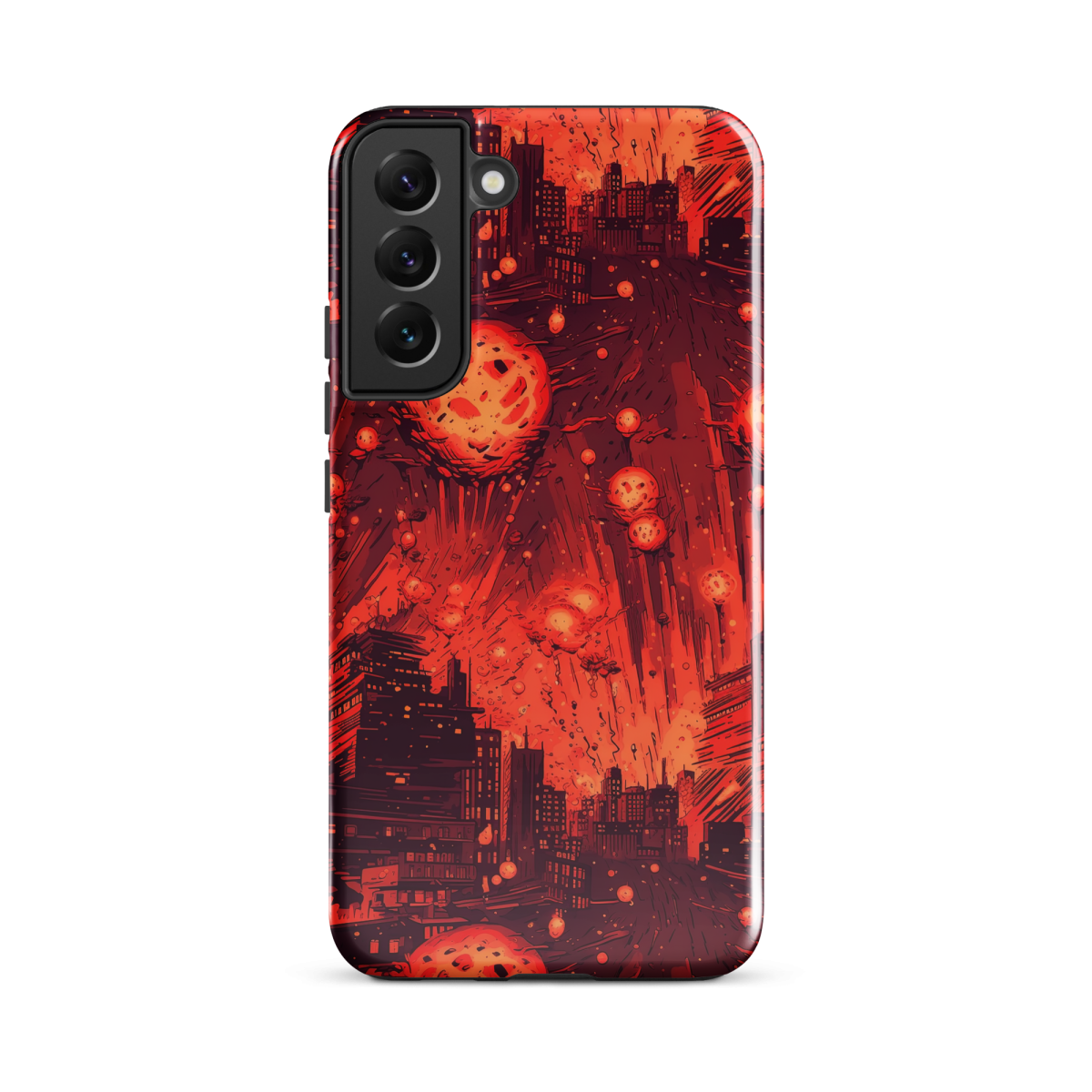 Meteor Strike - Red - Tough case for Samsung® - Image 13
