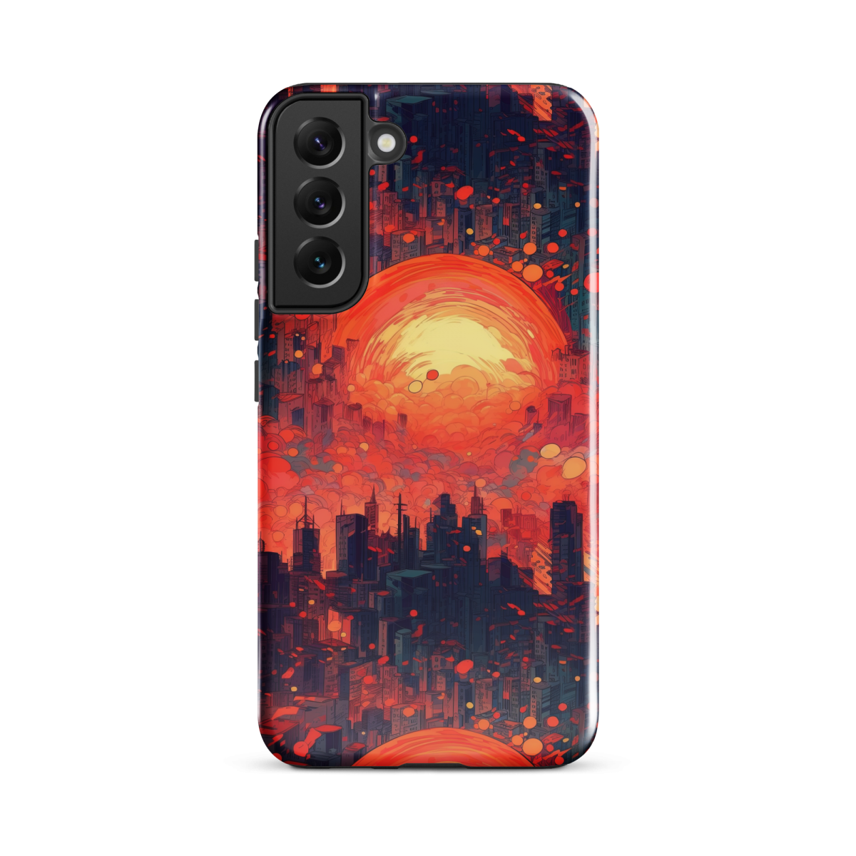 Fiery Dawn - Red/Black - Tough case for Samsung® - Image 13